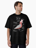 Galah Cockatoo Anatomy Oversized T Shirt T Shirt | Best Seller Look | Daily Wear Favorite