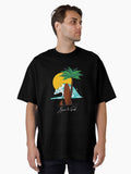 Born to Surf - A Beautiful Summer Day Beach Ready for Surf The Waves Oversized T-Shirt | Graphic T-Shirt for Unisex