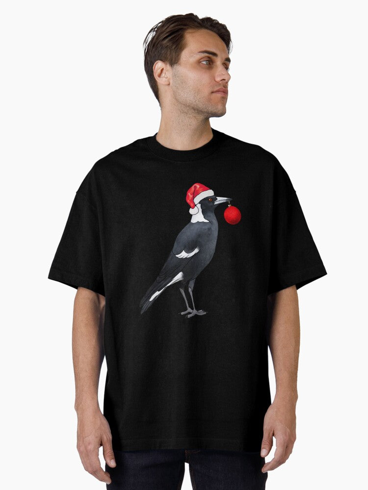 Festive Magpie Oversized T Shirt T Shirt Best Seller Look Daily Comfort Wear