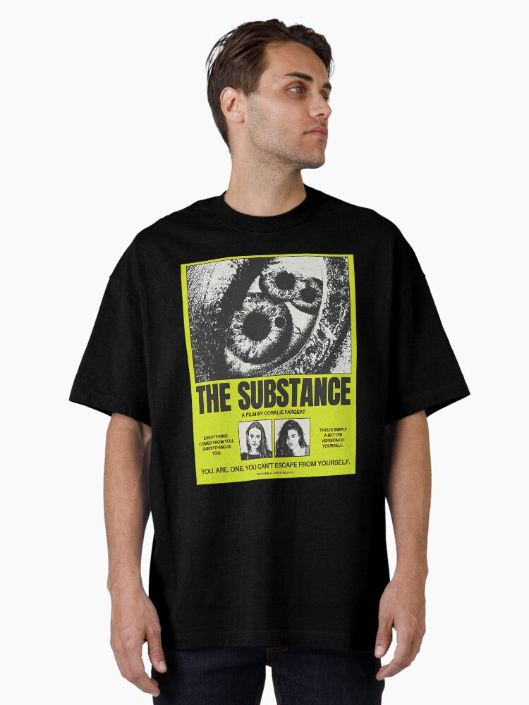 The Substance Movie Horror Oversized T-Shirt | Premium Unisex T-Shirt, Trending Graphic Tee