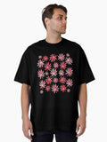 Leaves Pattern Oversized T-Shirt