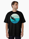 Barefoot Water-skiing Freestyle Water Sport Oversized T-Shirt | Graphic T-Shirt for Unisex