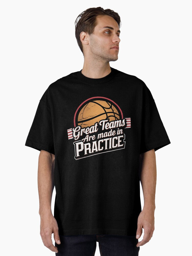 From Buckets to Brilliance Built in Practice Oversized T Shirt T Shirt Streetwear Style Fan Favorite