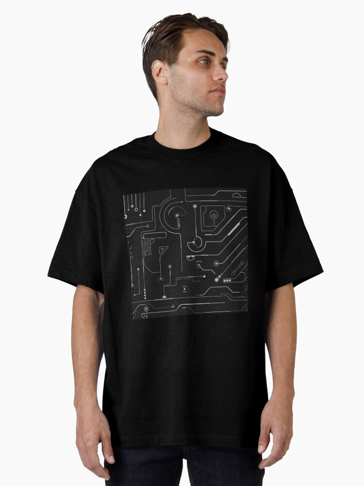 The Machine In My Mind Oversized T Shirt T Shirt Viral TikTok Daily Wear
