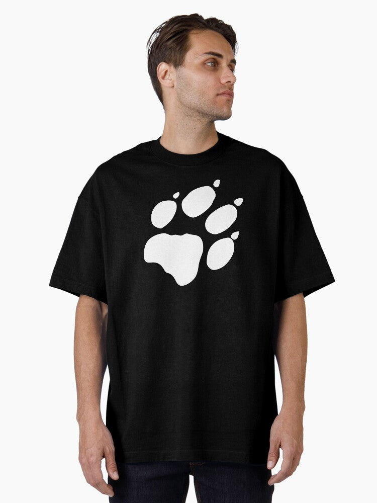 The White Wolfs Paw Oversized T Shirt T Shirt Aesthetic Fit Fan Favorite