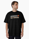 San Antonio Basketball B Ball City Texas Retro San Antonio Oversized T Shirt T Shirt High Search Demand Daily Wear