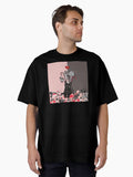 Valentines cat Oversized T-Shirt