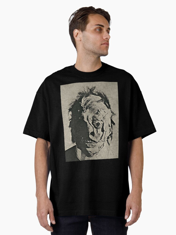 Vintage Zombie Zombi Head Oversized T-Shirt | Premium Unisex T-Shirt, Trending Graphic Tee