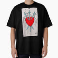 Three of Swords Tarot Oversized T-Shirt for Sale by phantastique