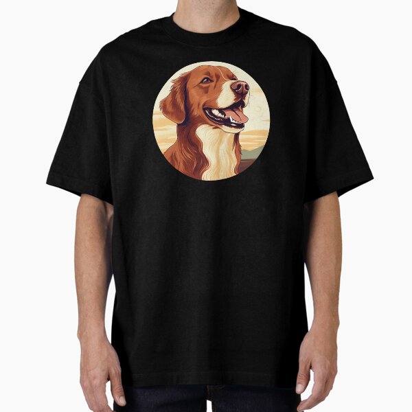 Duck Tolling Retriever Oversized T-Shirt for Sale by CJS-Art
