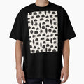 BOHO HENRI MATISSE CHARCOAL BLACK ON CREAM Oversized T-Shirt for Sale by blomastudios