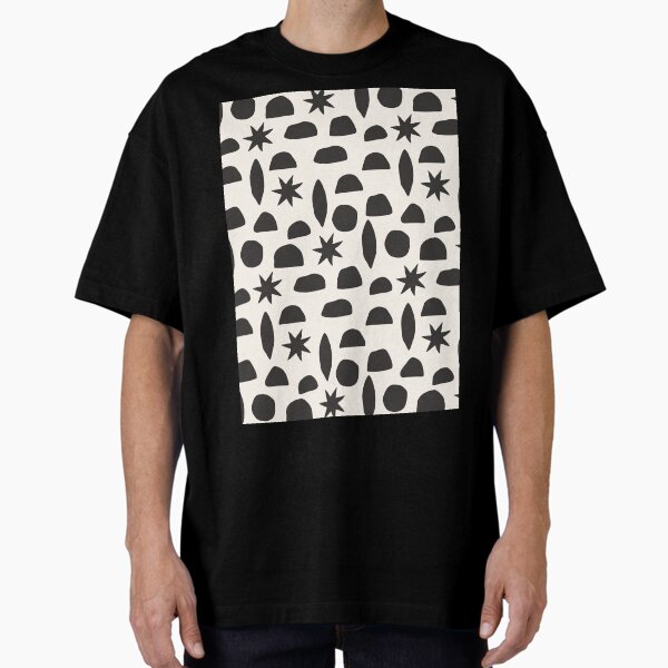 BOHO HENRI MATISSE CHARCOAL BLACK ON CREAM Oversized T-Shirt for Sale by blomastudios
