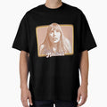 JoniMitchellRetro1970sStyleFanArtDesign Oversized T-Shirt for Sale by RebeccaM972966