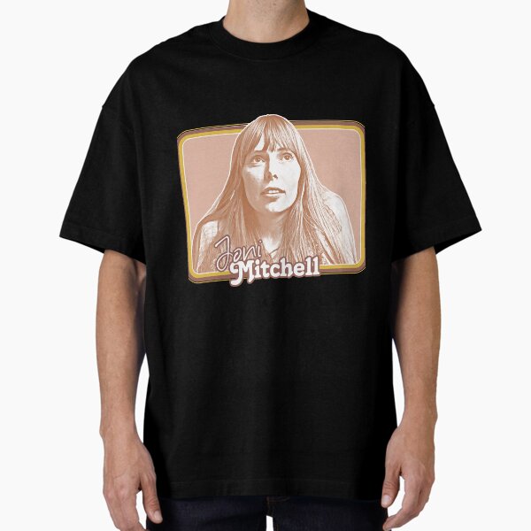 JoniMitchellRetro1970sStyleFanArtDesign Oversized T-Shirt for Sale by RebeccaM972966