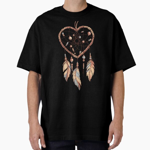 Dreamcatcher Heart Oversized T-Shirt for Sale by renju1902