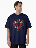 BRITAIN WOLF LOVE Oversized T Shirt T Shirt Aesthetic Fit Daily Comfort