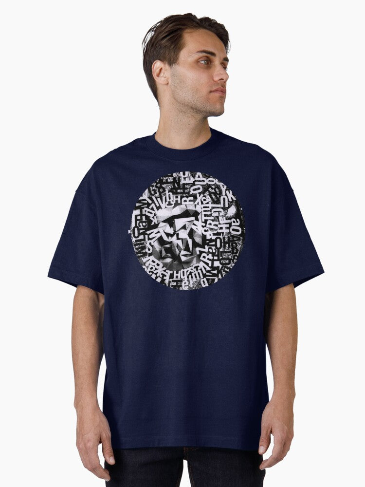 Vbchrxamtwsck Oversized T-shirt | Trendy Graphic Tee | Casual Unisex T-shirt