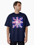 Abstract Union flag Oversized T Shirt T Shirt Viral US Style Hot Search US