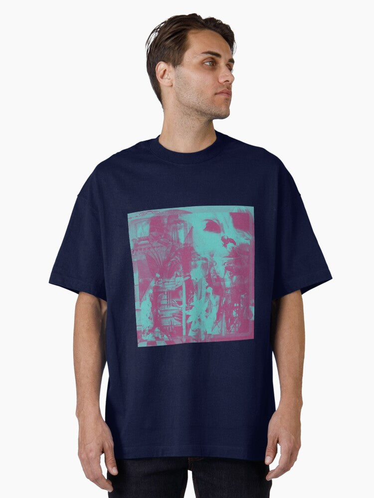 Blue Dina Oversized T Shirt T Shirt Viral TikTok Modern Aesthetic