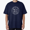 Worlds End State Park Heraldic White Outline Oversized T-Shirt for Sale by VanyaKar