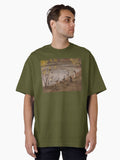 Feeding Geese Oversized T-Shirt