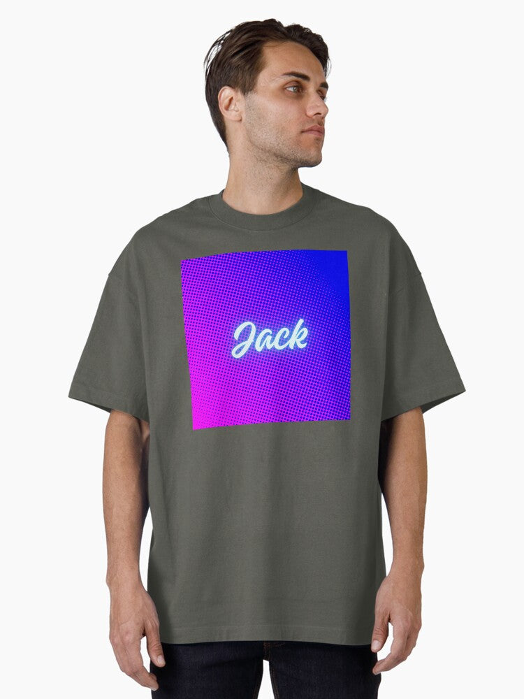 Jack Bold and Timeless Name Design Oversized T Shirt T Shirt Premium Quality Hot Search US