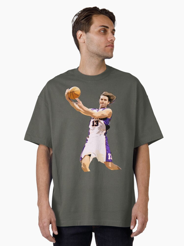 Steve Nash Oversized T Shirt T Shirt Streetwear Style Fan Favorite