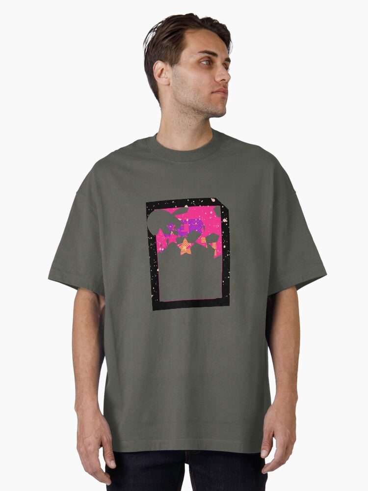 Star Oversized T-shirt | Trendy Graphic Tee | Casual Unisex T-shirt