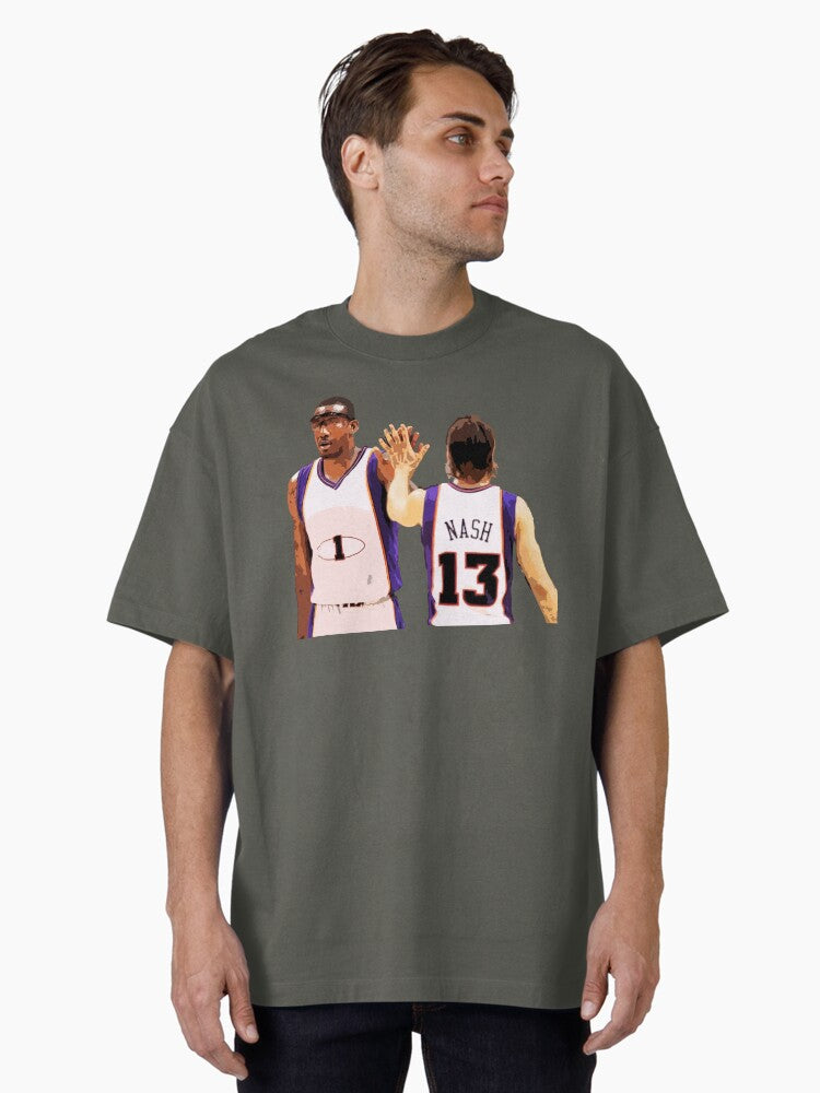 Amar e Stoudemire Steve Nash Oversized T Shirt T Shirt Streetwear Style Fan Favorite