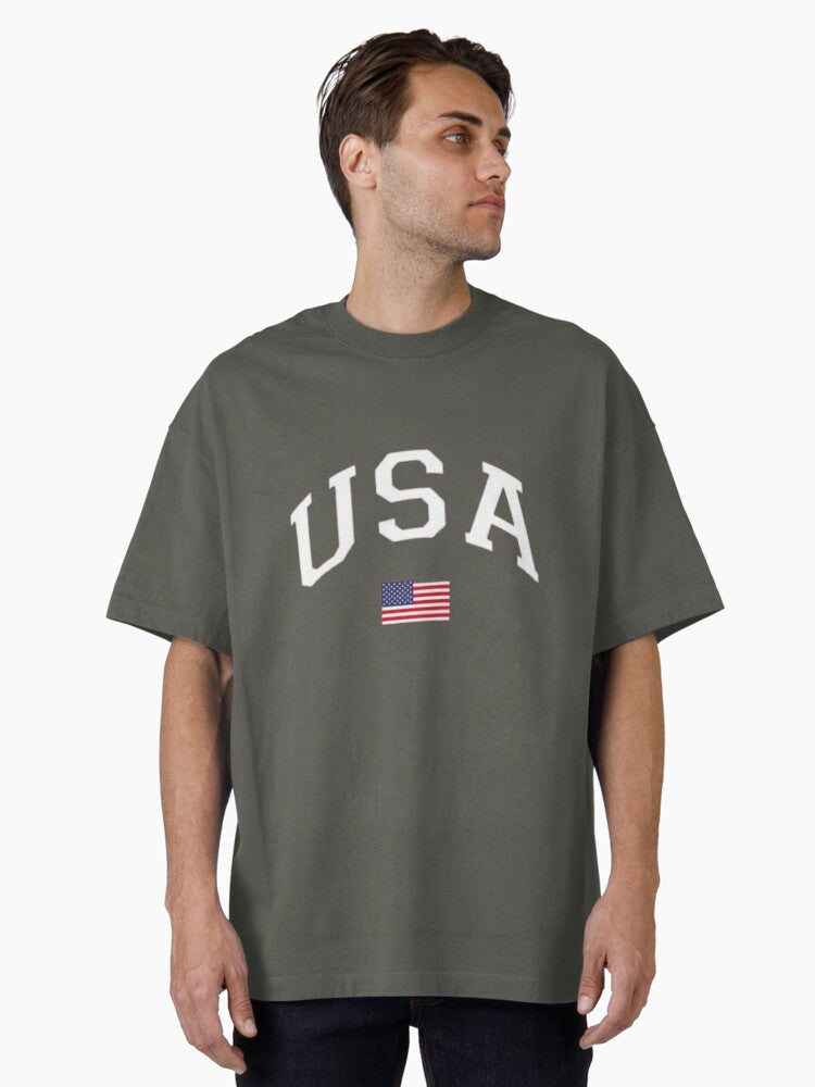 USA Flang Comfort Colors T- shirts Tee Oversized T-Shirt