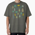Cat and Plant 49 Oversized T-Shirt for Sale by ilovedoodle