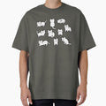 Cheeky Black Cat Oversized T-Shirt