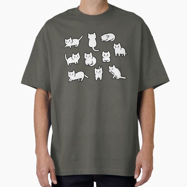 Cheeky Black Cat Oversized T-Shirt