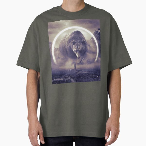 aegis II | bear Oversized T-Shirt for Sale by soaringanchor