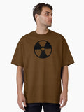 Radio Radioactive symbol nuclear radiation warning biological danger Oversized T-Shirt | Premium Unisex T-Shirt, Trending Graphic Tee