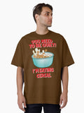 Be Quiet I'm Eating Cereal - Apparel Oversized T-Shirt | Graphic T-Shirt for Unisex