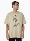 Calvin and Hobbes Hobbes Oversized T Shirt T Shirt Best Seller Look Fan Favorite
