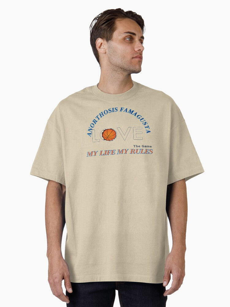 Colourful and unique design of Anorthosis basketball club Oversized T Shirt T Shirt Viral TikTok Best Seller Look