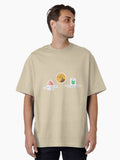 Parks and Recreation Pack 2 Oversized T-Shirt | Graphic T-Shirt for Unisex