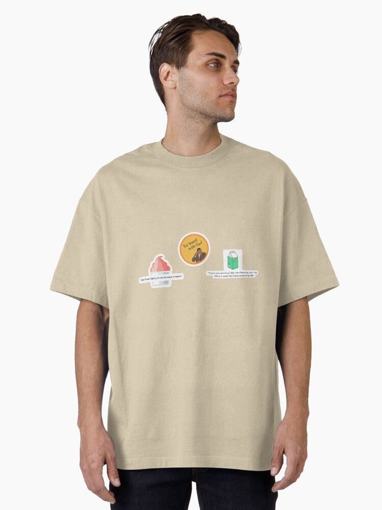 Parks and Recreation Pack 2 Oversized T-Shirt | Graphic T-Shirt for Unisex