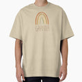 Granola Nature Girl Rainbow Oversized T-Shirt for Sale by wonnie