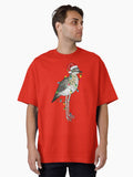Extra Festive Bush Stone Curlew Oversized T-Shirt | Graphic T-Shirt for Unisex