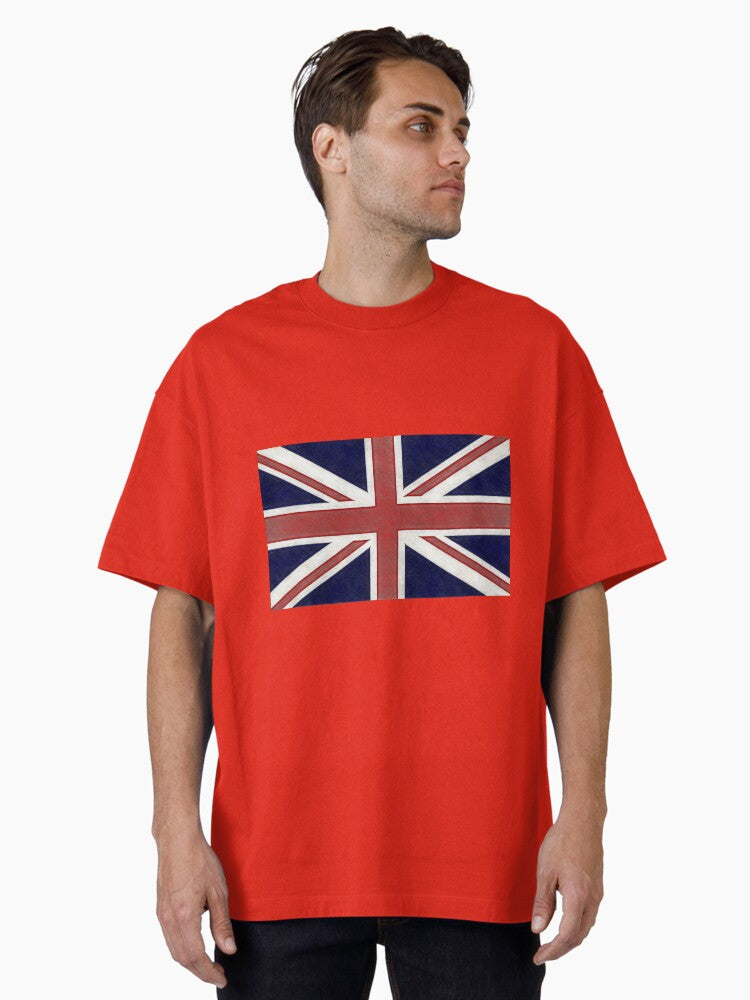 Britain s Union Jack Oversized T Shirt T Shirt Aesthetic Fit Hot Search US