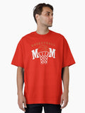 Basketball Mom Team Cheerleading Basketball Cheer Mom Cheer Camp Game Day Oversized T Shirt T Shirt Viral TikTok