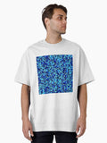 Vibrant blue colors Oversized T-Shirt