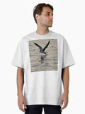 Skimming for Fish Oversized T-Shirt | Graphic T-Shirt for Unisex