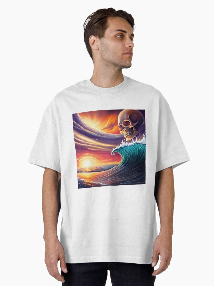 Mind Surfing Machine Dreams 013 Oversized T-Shirt | Graphic T-Shirt for Unisex