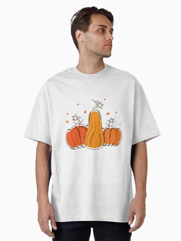 Cute autumn pumpkins Oversized T-Shirt