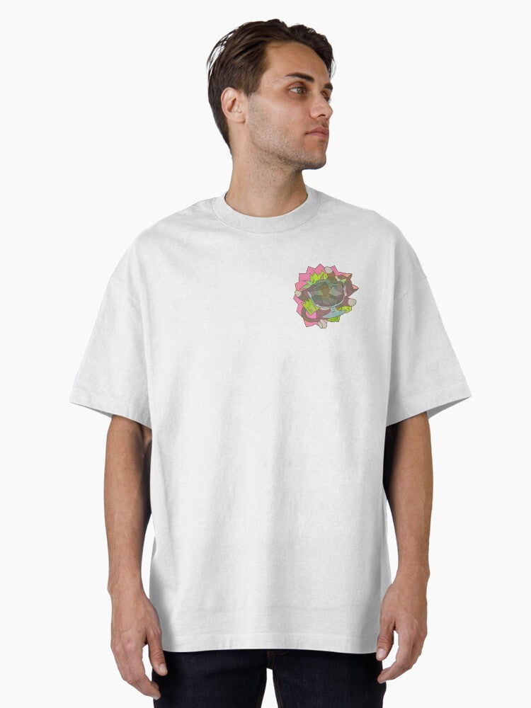 Cats with Food Series Grass Jelly Oversized T-Shirt