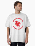 Wicked Squirrel Red Logo Oversized T-Shirt T-Shirt | Exclusive Edition | Top Pick For Fans